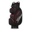 Titleist StaDry 14 Golf Cart Bag TB21CT7 1 Titleist StaDry 14 Golf Cart Bag TB21CT7 -Golf Club Shop 2021 cart 14 stadry black black red 02 tb21ct7 06 35