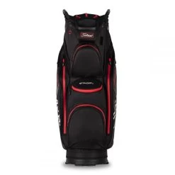 Titleist StaDry 14 Golf Cart Bag TB21CT7 -Golf Club Shop 2021 cart 14 stadry black black red 04 68