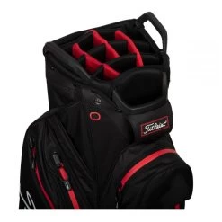 Titleist StaDry 14 Golf Cart Bag TB21CT7 -Golf Club Shop 2021 cart 14 stadry black black red 06 131