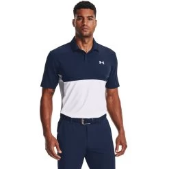 Under Armour Performance Blocked Golf Polo Shirt 1370109 -Golf Club Shop Armour Performance Blocked Golf Polo Shirt 1