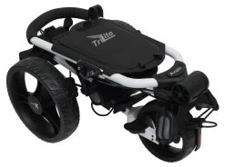 Axglo TriLite 3 Wheel Golf Trolley | White/Black -Golf Club Shop Axglo TriLite Wheel Golf Trolley White Black 2