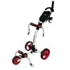 Axglo TriLite 3 Wheel Golf Trolley | White/Red -Golf Club Shop Axglo TriLite Wheel Golf Trolley White Red 0