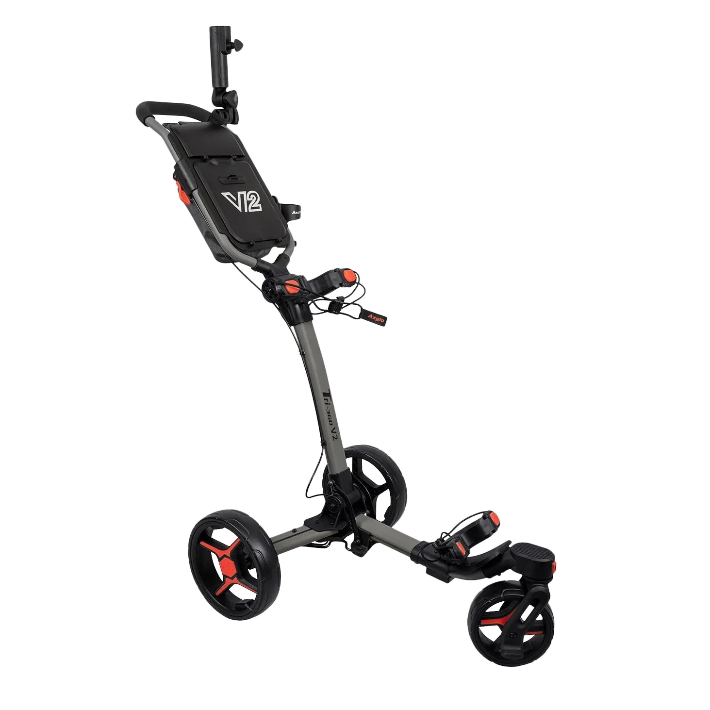 Axglo Tri-360 V2 Golf Trolley | Black/Red 3 Axglo Tri-360 V2 Golf Trolley | Black/Red