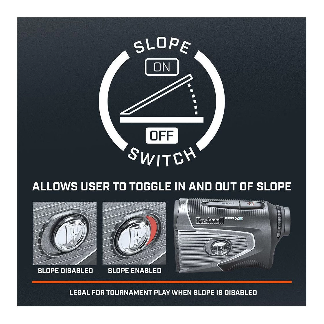 Bushnell Pro XE Golf Laser Rangefinder 9 Bushnell Pro XE Golf Laser Rangefinder - Image 7
