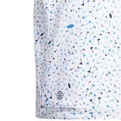 Adidas Junior Flag Golf Polo Shirt HD4952 -Golf Club Shop HD4952 5 APPAREL Photography DetailView2 white