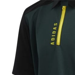 Junior Adidas Zip Golf Polo Shirt HD1066 -Golf Club Shop Junior adidas Zip Golf Polo Shirt HD1066 1