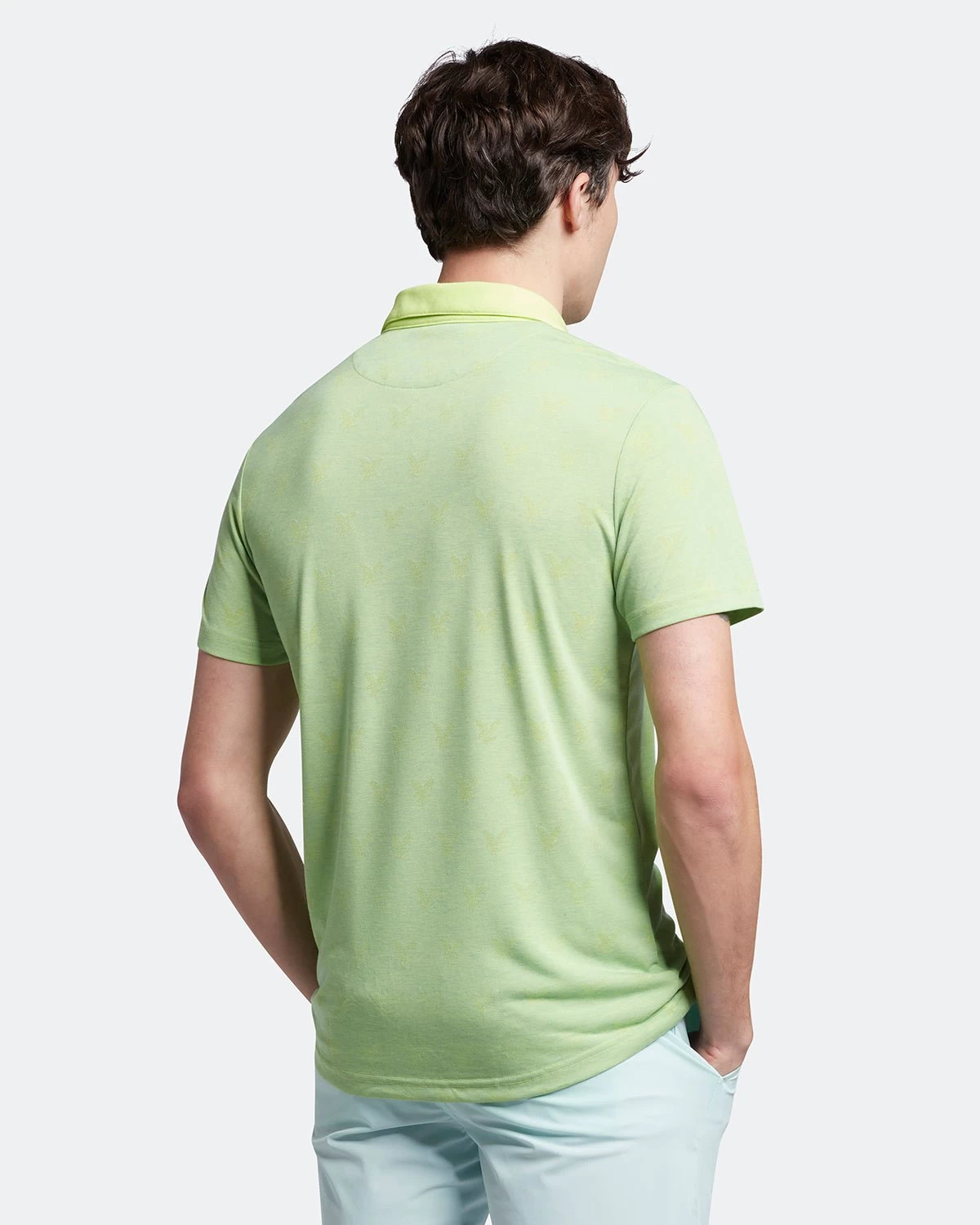 Lyle & Scott Jacquard Golf Polo Shirt SP1562G 4 Lyle & Scott Jacquard Golf Polo Shirt SP1562G - Image 2