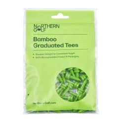 Northern Golf Lime Bamboo Graduated Tees