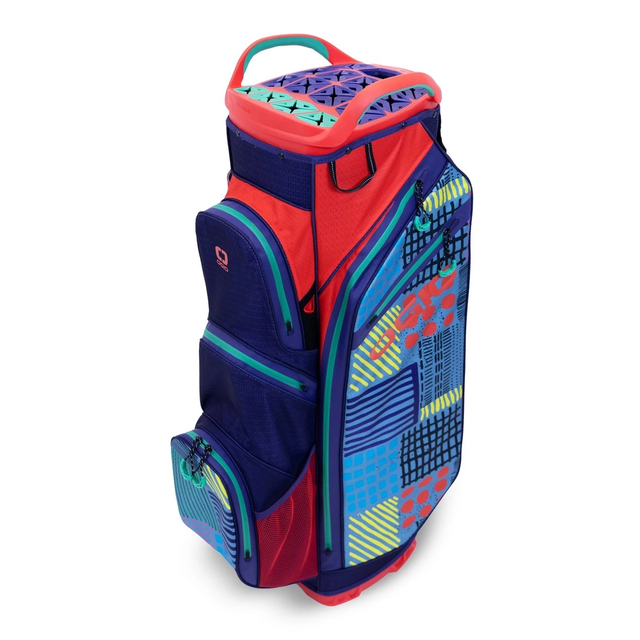 Ogio All Elements Silencer Woodblock Golf Cart Bag 5123045OG 3 Ogio All Elements Silencer Woodblock Golf Cart Bag 5123045OG