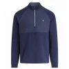 Original Penguin Mixed Media 1/4-Zip Golf Top OGKSB053GG