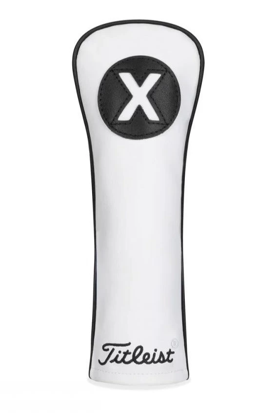 Titleist White & Black Leather Headcovers TA20TASCWB 7 Titleist White & Black Leather Headcovers TA20TASCWB - Image 5