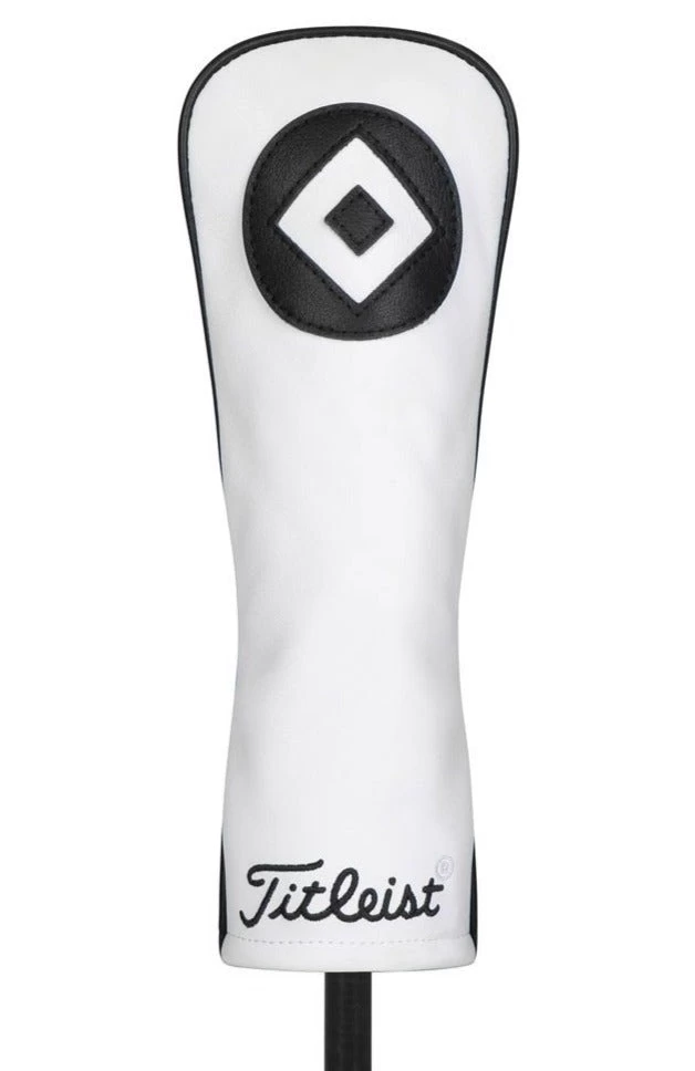 Titleist White & Black Leather Headcovers TA20TASCWB 5 Titleist White & Black Leather Headcovers TA20TASCWB - Image 3