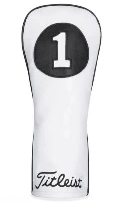 Titleist White & Black Leather Headcovers TA20TASCWB 10 Titleist White & Black Leather Headcovers TA20TASCWB -Golf Club Shop Titleist White Black Leather Headcovers TA20TASCWB 97