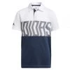 Adidas Junior Print Colour Blocking Polo Shirt GM4116 2 Adidas Junior Print Colour Blocking Polo Shirt GM4116 -Golf Club Shop adidas Boys Print Colour Blocking Polo Shirt GM4116 16