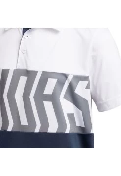 Adidas Junior Print Colour Blocking Polo Shirt GM4116 -Golf Club Shop adidas Boys Print Colour Blocking Polo Shirt GM4116 45