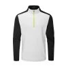 Ping Farrell 1/2 Zip Golf Sweater P03526 -Golf Club Shop p03526 farrell white black front